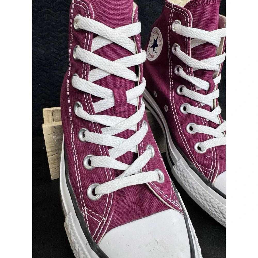 Converse Unisex CTAS Lift Hi-Top Burgundy Casual Shoes Sneakers Size M4 W6